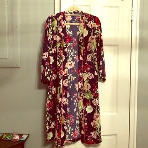 Wallis floral kimono